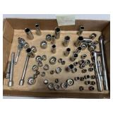 Large lot of drive sockets & ratchets