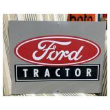 Ford Tractor metal sign.   14x11