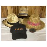 Menï¿½s Hat lot and TISCO belt buckle