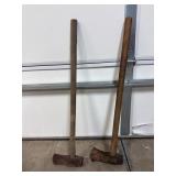 Antique Wood Splitting Maul 2