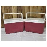 Two Smaller Igloo Coolers, 9' x 13' x 9' Attached