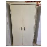 Two Door Sandusky Metal Cabinet, 36'w x 72' tall.