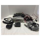 Vintage amplifier & CB microphone etc