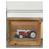 Ford Red Belly Photographic Picture in wood frame