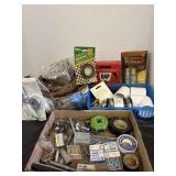 Pipe Household Screws Nuts Brass fittings etc