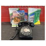 Vintage telephone & phone books
