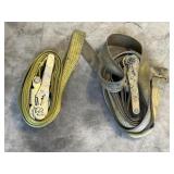Two, ratchet straps