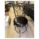 Metal Padded Bar Stool