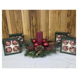 Gorgeous Christmas Centerpiece and Four boxes of