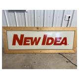 New Idea sign.  76x27.5