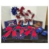 Patriotic Lot!  Three large Bows, New!, Vietnam