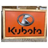 Kubota sign. 75 3/4 x 51.5
