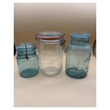 Vintage canning jar lot
