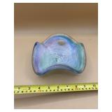 Chrystal Clear MURANO Style Blue/Green Swirl 5.5