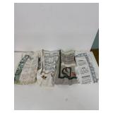 Vintage calendar tea towel lot