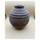 Vintage terra-cotta pottery vase
