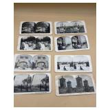 Vintage lot of stereo view cards
