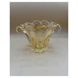 Murano Venetian Hand Blown Art Glass Bowl