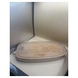 Vintage large, heavy cutting board/block metal