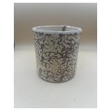 Vintage sponge ware pottery utensil holder