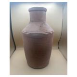 Vintage terra-cotta pottery vase