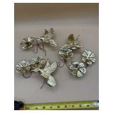 Vintage Set of Home Interior Brass And Copper