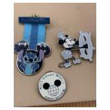 Vintage Walt Disney collector pins