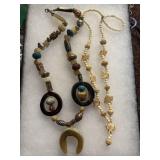 Vintage African Themed necklaces