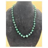 Malachite  Necklace Green stone,