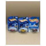 Three hot wheels collector cars