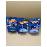 Three hot wheels collector cars