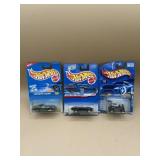 Three hot wheels collector cars