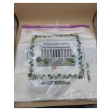 Lincoln Memorial Vintage Needlepoint Kit NIP