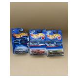 Three hot wheels collector cars