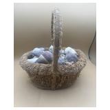Basket full of seashells