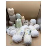 Huge lot of yarn and crochet thread