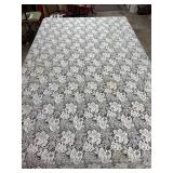 Vintage White Lace Floral Pattern Home Decor