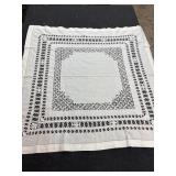 Vintage beautiful line card table cloth