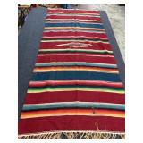 Handmade Vintage 1930'S Serape Saltillo Wool