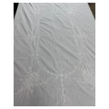 Vintage beautiful linen table cloth