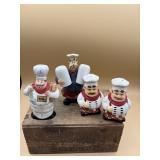 Chef themed salt and pepper shakers