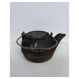 Vintage cast iron kettle