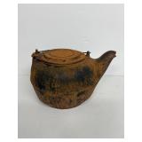 Vintage cast iron kettle