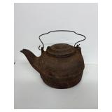 Vintage cast iron kettle