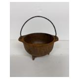 Small cast iron pot