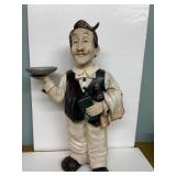 22ï¿½ chef / waiter figure
