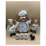 Chef figure kitchen decor lot