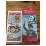 Vintage advertising cutie service and Atlantic