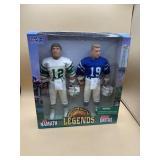 Vintage JOHNNY UNITAS / JOE NAMATH 1998 Starting