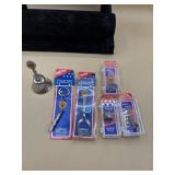 North Carolina souvenir lot spoon thimbles bell